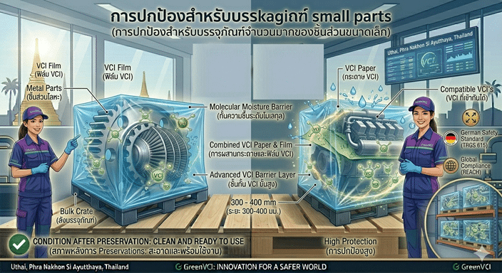 การป้องกันสนิมสำหรับพาร์ทรถยนต์